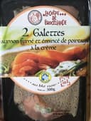 Galette  saumon fumé Poireaux