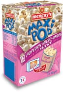 Maxi pop corn goût sucré micro-ondable 2-3 min sans OGM