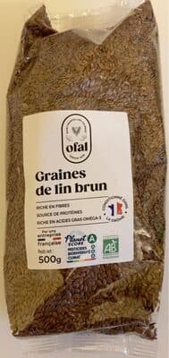 Graines de lin brun