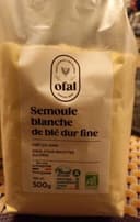 Semoule blanche de blé dur fin