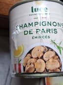 Champignons de Paris émincés