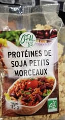 Protéines de soja petits morceaux