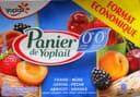 Panier de Yoplait, Fraise, Mûre, Cerise, Pêche, Abricot, Ananas