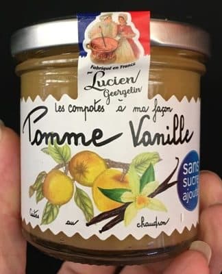 Compote pomme vanille