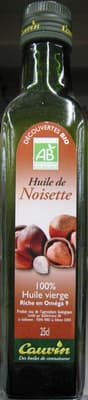 Huile de noisette bio