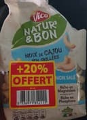 Noix de cajou non grillées