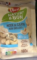 Noix de cajou non grillées non salées Nature and Bon