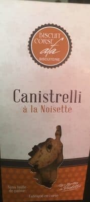 Canistrelli à la noisette