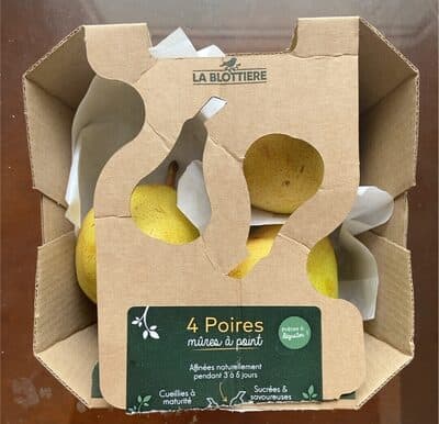 4 poires mûres à point