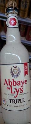Abbaye du Lys bière triple 8,5°