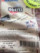 Farce legumes