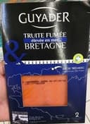 Truite fumée élevée en mer
