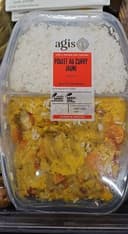 Poulet au curry jaune