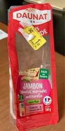 Paris du monde - Jambon, tomates marinées, mozarella