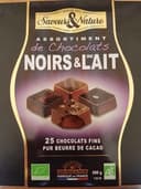 Assortiment de chocolats noirs & au lait