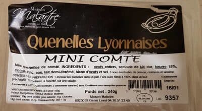 Quenelles lyonnaises mini Comté