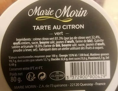 Tarte Au Citron Vert