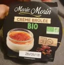 Crème brûlée bio