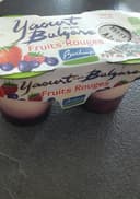 Yaourt Bulgare Fruits Rouges Brasse Aux Fruits