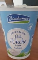 Yaourt brassé Lait de Vache entier Nature