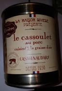 Le Cassoulet au porc cuisiné à la graisse d'oie