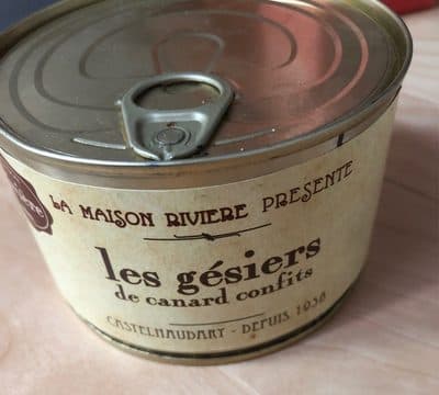 Les Gésiers de canard confits, boîte 1/2