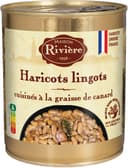 Haricots cuisinés à la graisse d'oie