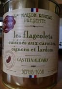 Les flageolets cuisinés aux carottes, oignons et lardons