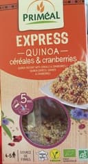 Express quinoa cereales  cranberries