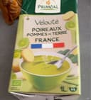 Velouté de poireaux pommes de terre