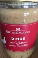 Dinde aux marrons sauce forestière