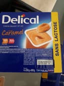 Delical - Crème Dessert Sans Lactose HP HC Caramel