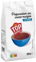 Préparation au cacao maigre en poudre