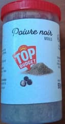 Poivre noir moulu