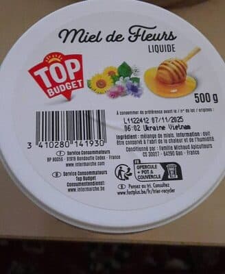 Miel de fleurs liquide