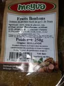 Fruits bonbons