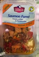 Tapas Saumon fumé tomates séchées & poivrons grillés marinade au citron 