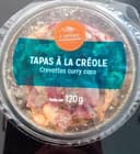 Tapas a la creole crevette coco curry