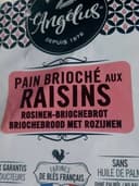 Pain brioché aux raisins