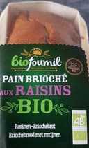 Pain brioché aux raisins Bio