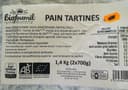 Pain tartines