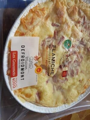Flamiche maroilles lardons