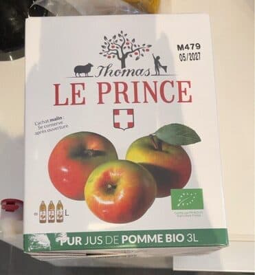 Pur jus de pomme bio