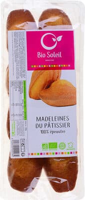 Madeleines du Pâtissier 100% epeautre
