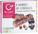 Barres de Céréales Chocolat, Noisettes et Raisins