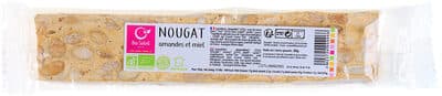 Nougat amandes et miel bio
