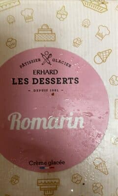 Crème glacée romarin