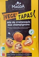 Vege’tapas mix de cromesquis aux champignons