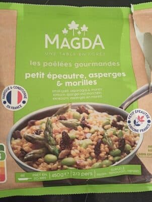 Poêlées gourmandes petit épeautre, asperges et morilles