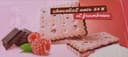 Le craquant au biscuit rose de Reims chocolat et framboise, sachets indiv